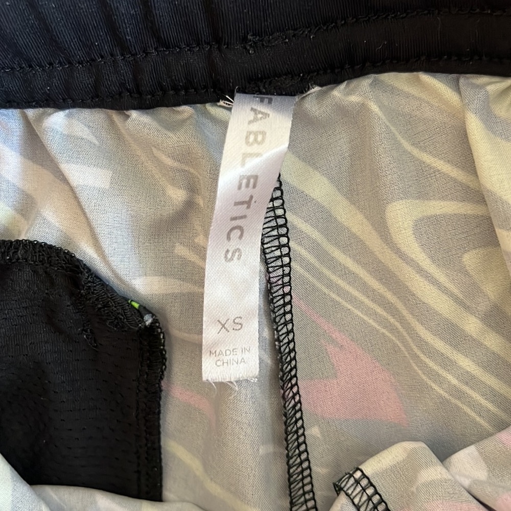 Fabletics Colorful Patterned Running Shorts - image 4